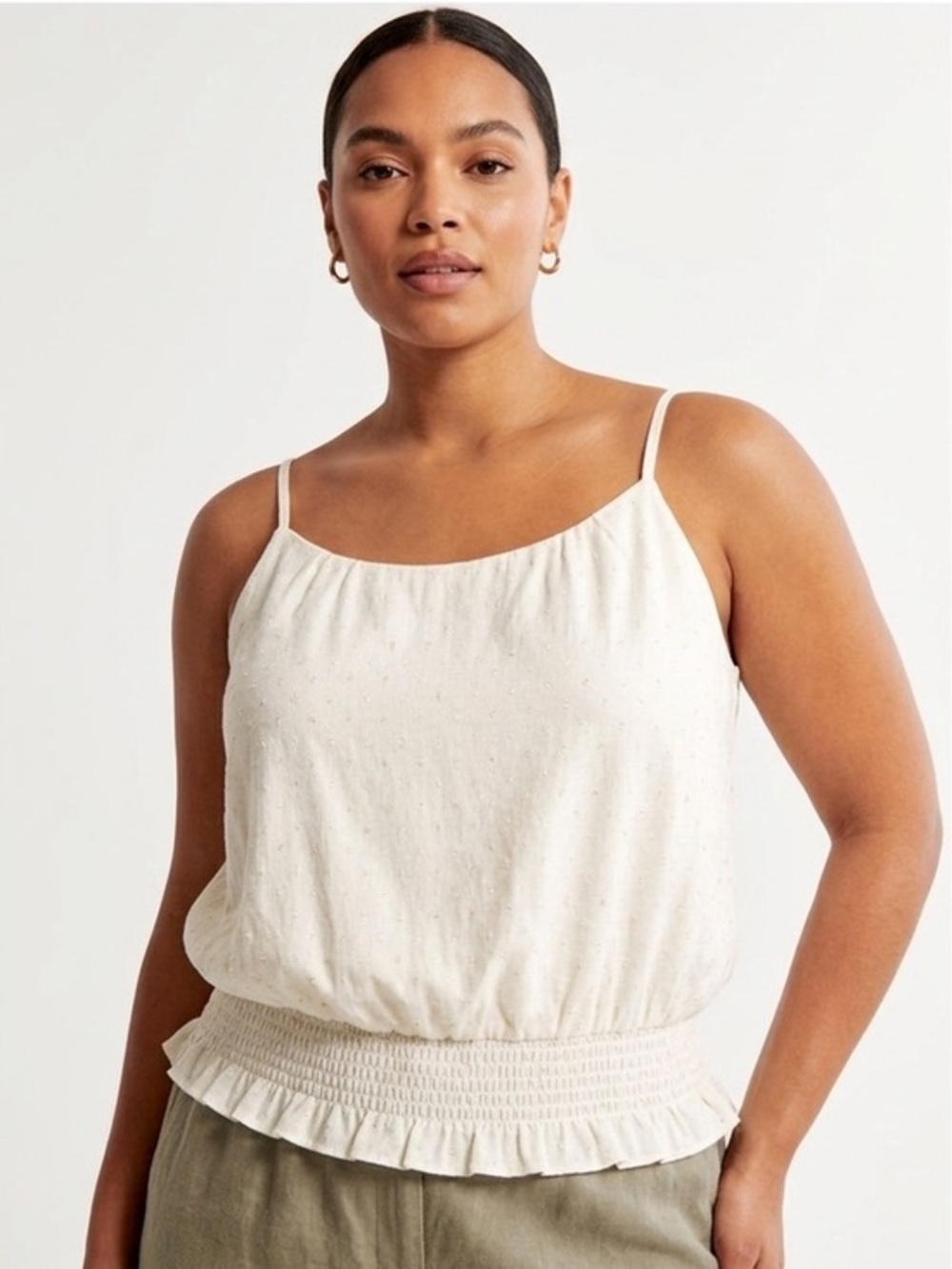 [Just In] Beige Blouse l Dane&marble Size Large